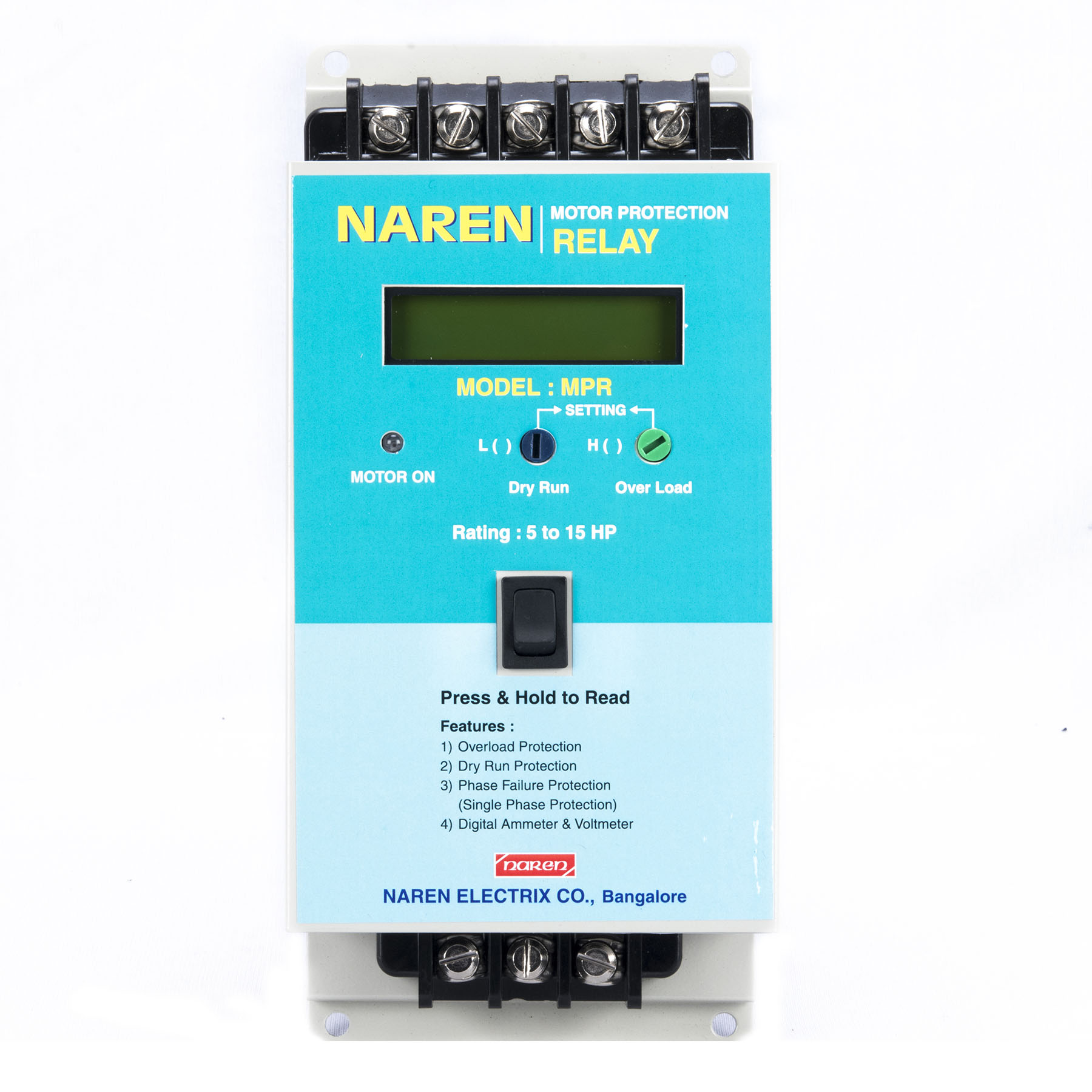 Naren Motor Protection Relay Model - MPR